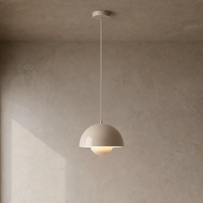 Colorful Flowerpot Metal Dome Pendant Light