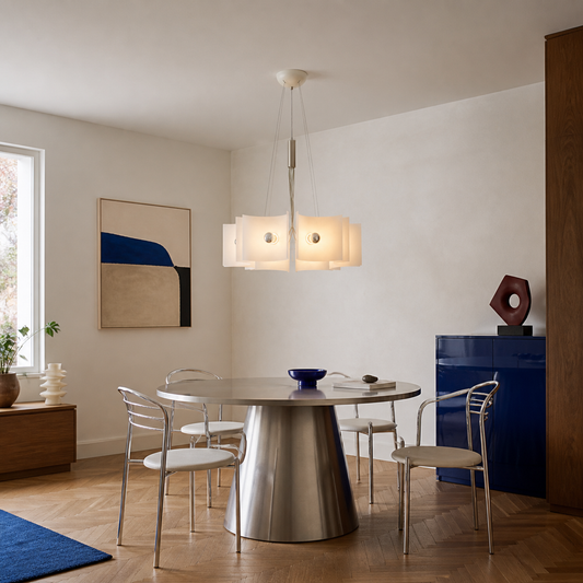 
Nivelle 8-Light Sculptural Acrylic Chandelier