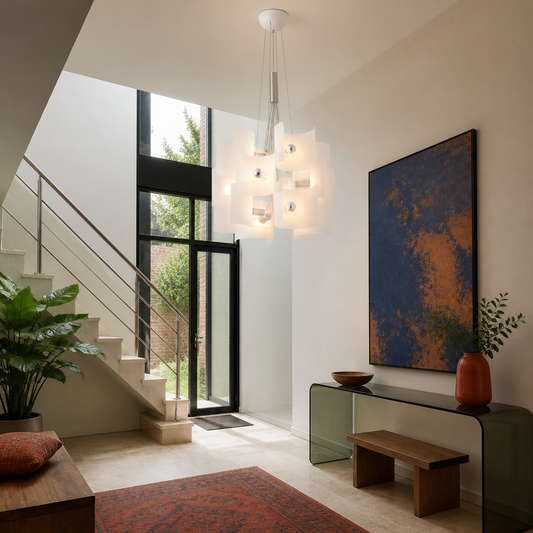 
Nivelle 12-Light Sculptural Acrylic Chandelier