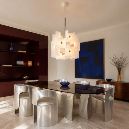 Nivelle 12-Light Sculptural Acrylic Chandelier
