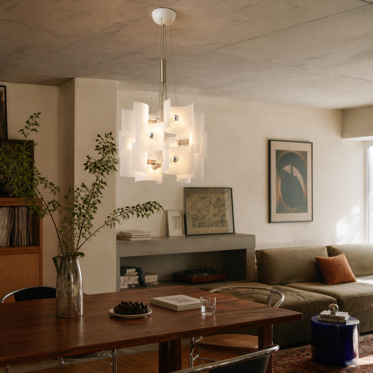 
Nivelle 12-Light Sculptural Acrylic Chandelier