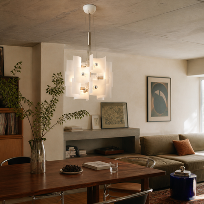 Nivelle 12-Light Sculptural Acrylic Chandelier