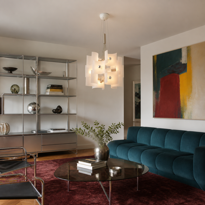 Nivelle 12-Light Sculptural Acrylic Chandelier