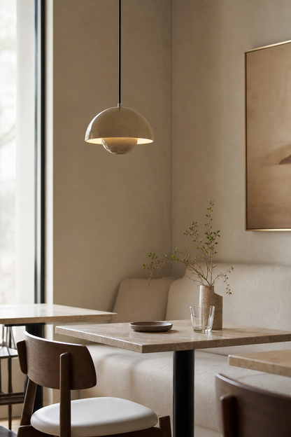 Colorful Flowerpot Metal Dome Pendant Light