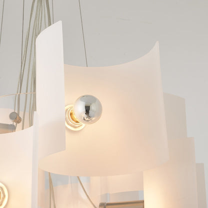Nivelle 12-Light Sculptural Acrylic Chandelier