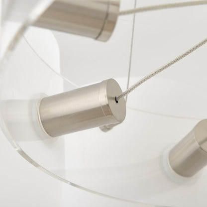 Nivelle 8-Light Sculptural Acrylic Chandelier
