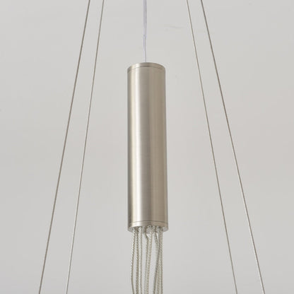 Nivelle 8-Light Sculptural Acrylic Chandelier