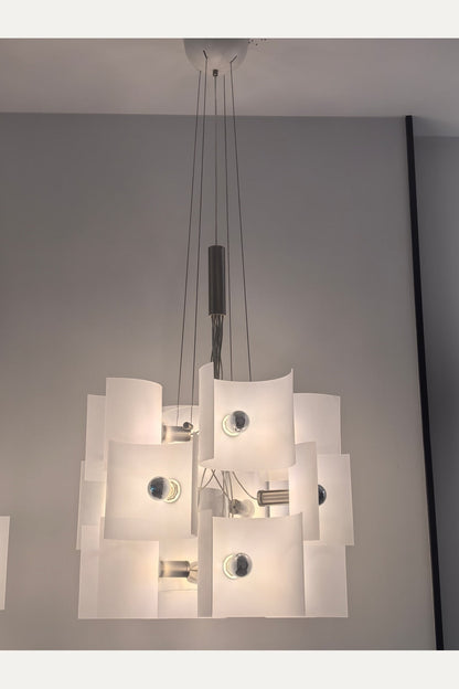 Nivelle 12-Light Sculptural Acrylic Chandelier