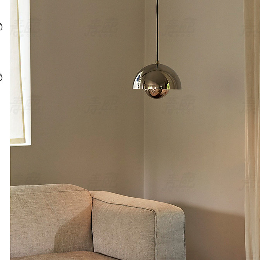 
Colorful Flowerpot Metal Dome Pendant Light