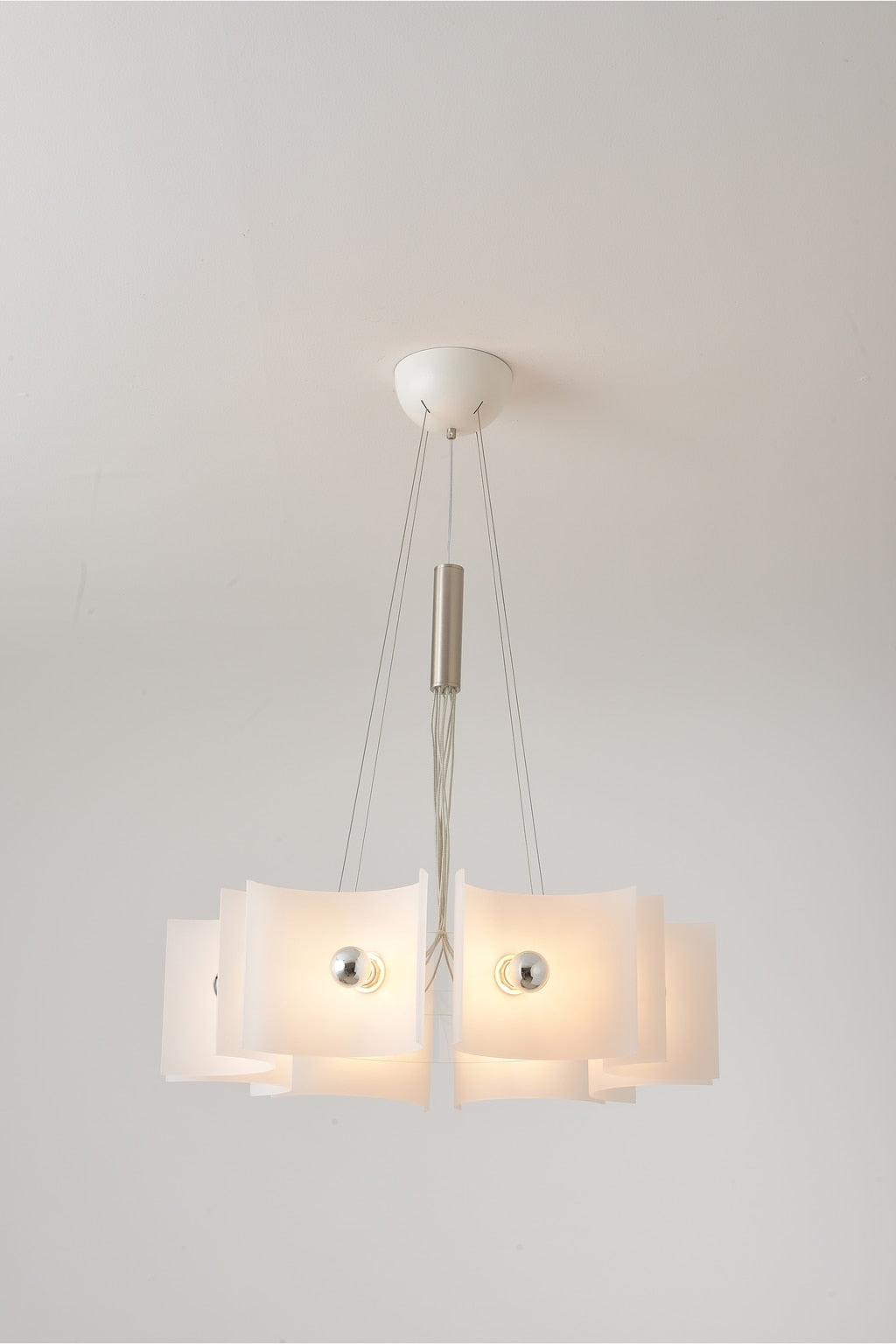 
Nivelle 8-Light Sculptural Acrylic Chandelier