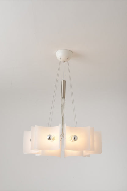 Nivelle 8-Light Sculptural Acrylic Chandelier