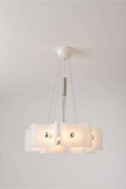 Nivelle 8-Light Sculptural Acrylic Chandelier