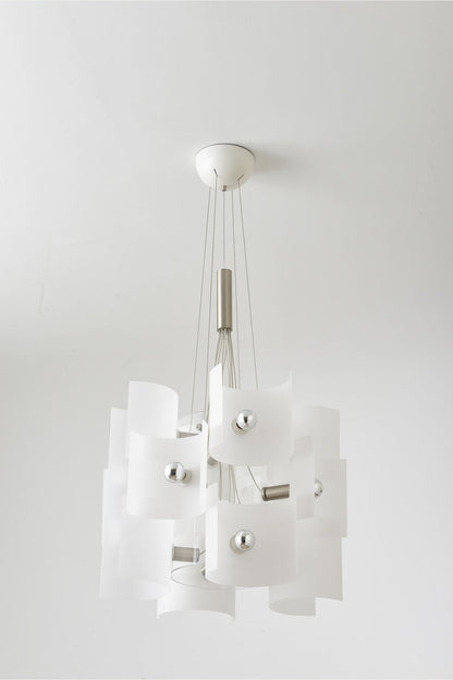 Nivelle 12-Light Sculptural Acrylic Chandelier