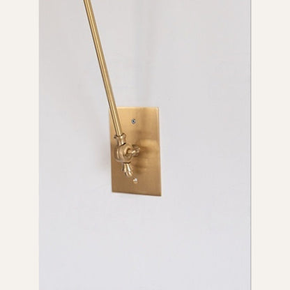 Adjustable Brass Wall Sconce