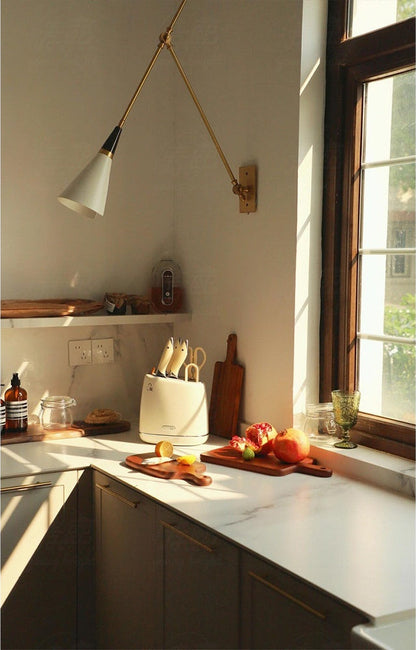 Adjustable Brass Wall Sconce