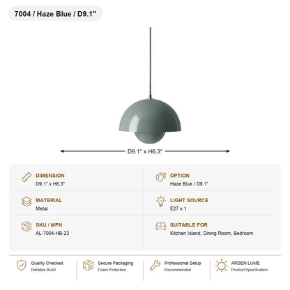 Flowerpot Dome Pendant Light SKU AL-7004-HB-23